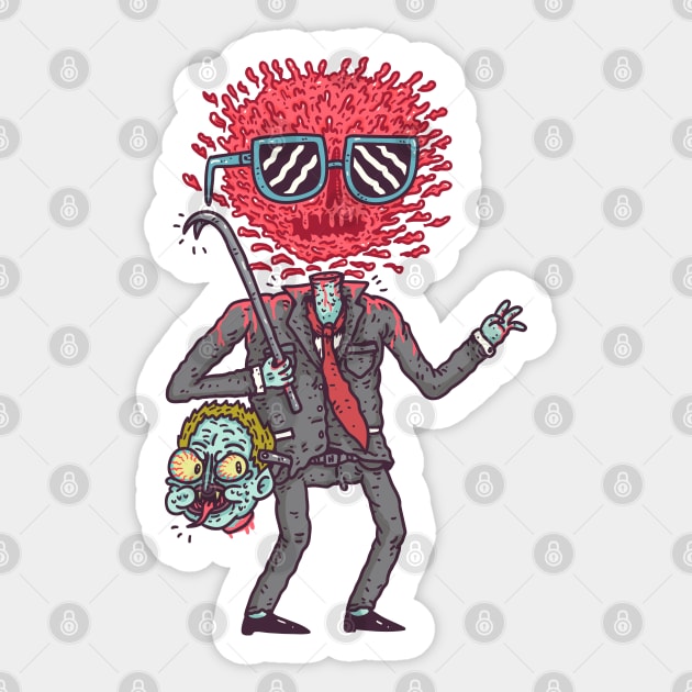 Bloodface Sticker by hex